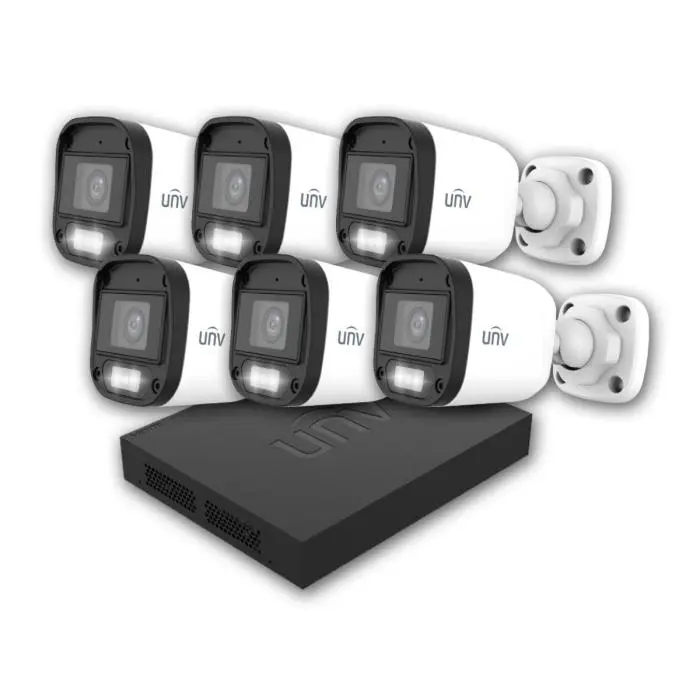 Kit de Vigilancia 6 Cámaras UNV